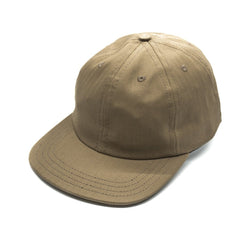 Six Panel Baseball Cap Herringbone Twill  - All Terrain Brown