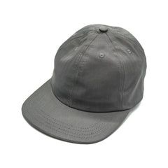 Six Panel Baseball Cap Herringbone Twill - Motorpool Gray