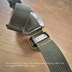 Expedition Watch Band Compass Kit Ti - Orange