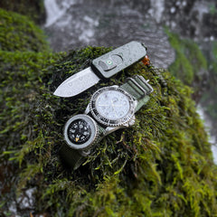 Expedition Watch Band Compass Kit TiP - Gray