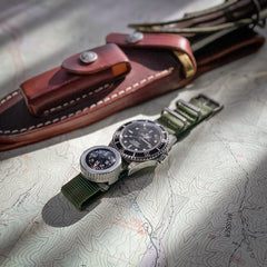 Expedition Watch Band Compass Kit TiP - Black