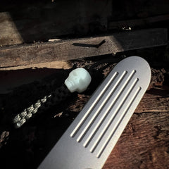 Memento Mori GID Lanyard Bead - Green