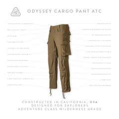 Odyssey Cargo Pant ATC - All Terrain Brown