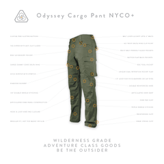 Odyssey Cargo Pant NYCO+ - Transitional Field Green