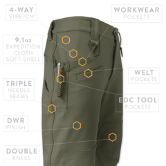 Raider Field Pant EC - Ranger Green