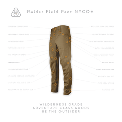 Raider Field Pant NYCO+ - All Terrain Brown