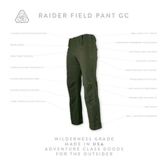 Raider Field Pant GC - Dark Leaf Green