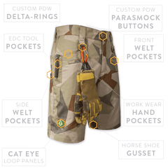 Raider Field Short NYCO - M90 Desert