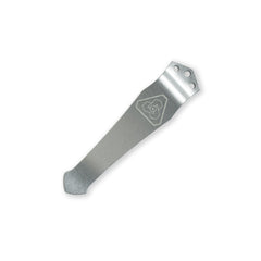Steel Flame Dragon Tail Titanium Knife Clip - PDW Logo
