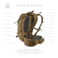 S.H.A.D.O. Pack 24L - All Terrain Brown
