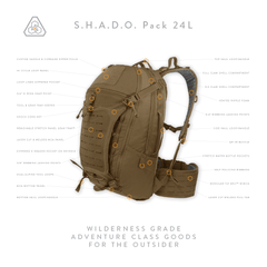 S.H.A.D.O. Pack 24L - All Terrain Brown
