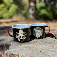 SPD Kraken Koffee + All Terrain Enamelware Mugs