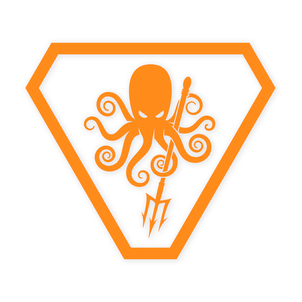 SPD Kraken ProCut Sticker - Orange