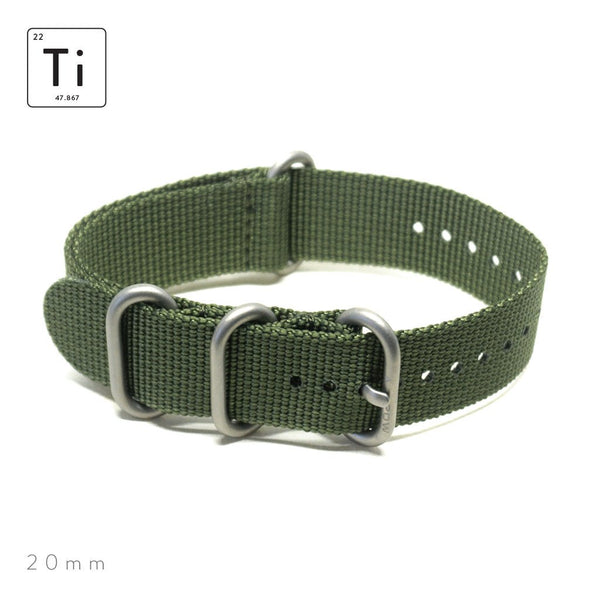 Ti-HDR Strap 20mm - OD Green