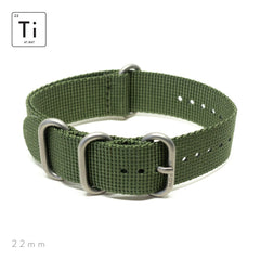 Ti-HDR Strap 22mm - OD Green