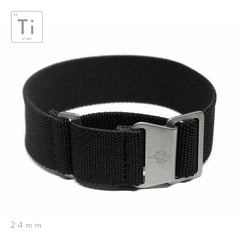 Ti-MNPara Strap 24mm - Black