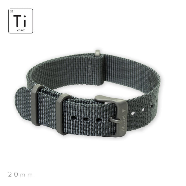 Ti-Ring Strap 20mm - Gray