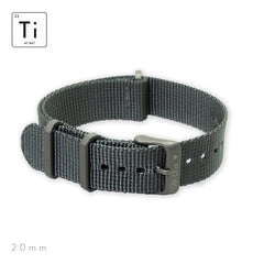 Ti-Ring Strap 20mm - Gray