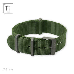 Ti-Ring Strap 22mm - OD Green