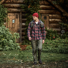 DRB Woodsman Shirt - Red Plaid Techwool