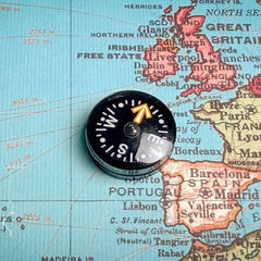 A.G. Button Compass Broad Arrow