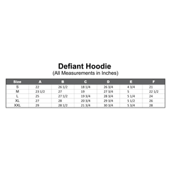 Defiant Hoodie - Syth Black