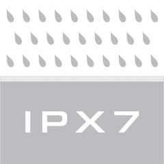 IPX7 waterproof rating badge for the PDW All Terrain Duffel 45L