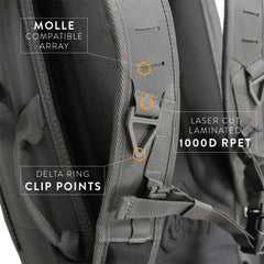Detail of the keychain clip on the PDW All Terrain Pack 24L