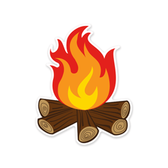 PDW Campfire 2023 Sticker