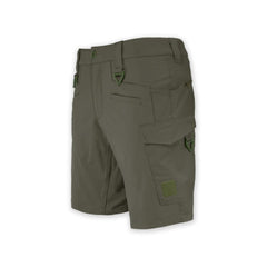 PDW Delta Cargo Shorts Technical Ripstop w/stretch ranger green made in USA front view