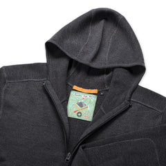 Orion Merino Hoodie FZ - Pursuit Black