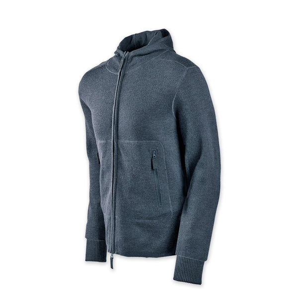 Orion Merino Hoodie FZ - Jager Blue