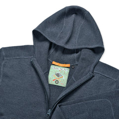 Orion Merino Hoodie FZ - Jager Blue