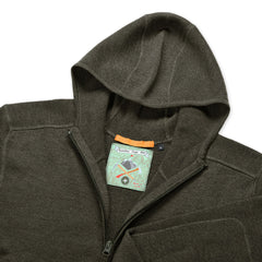 Orion Merino Hoodie FZ - Hunter Green