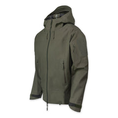 PDW Aegis LT 3-layer waterproof breathable hardshell Ranger Green front view