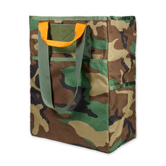 PDW CaB-2 tote bag Woodland camo 3/4 front view