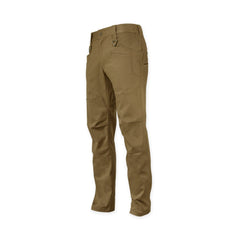 PDW Raider Field Pant Canvas+ in All Terrain Brown — front view, men's canvas work pant made in USA