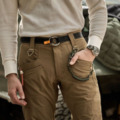 PDW Raider Field Pant Guide Cloth Tailored Fit All Terrain Brown Titanium Ring Belt 