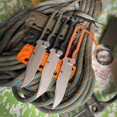 SPD STS-SFLT group of 3 fixed blade skeleton knives