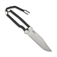 Single-piece MagnaCut blade and skeletonized handle — PDW STS-SFLT field knife black