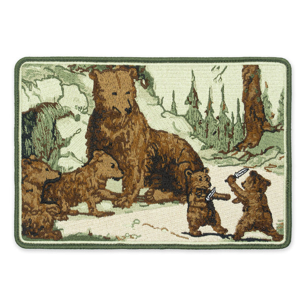 PDW Bear Cubs Knife Fight Morale Patch