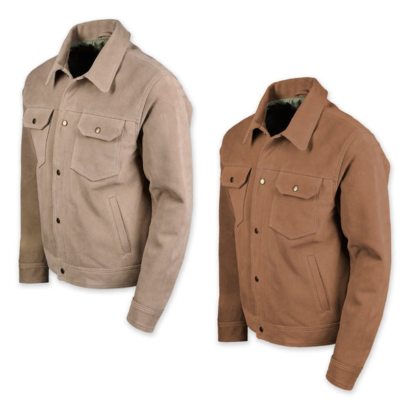 Roam Suede Trucker Jacket | PDW | Prometheus Design Werx