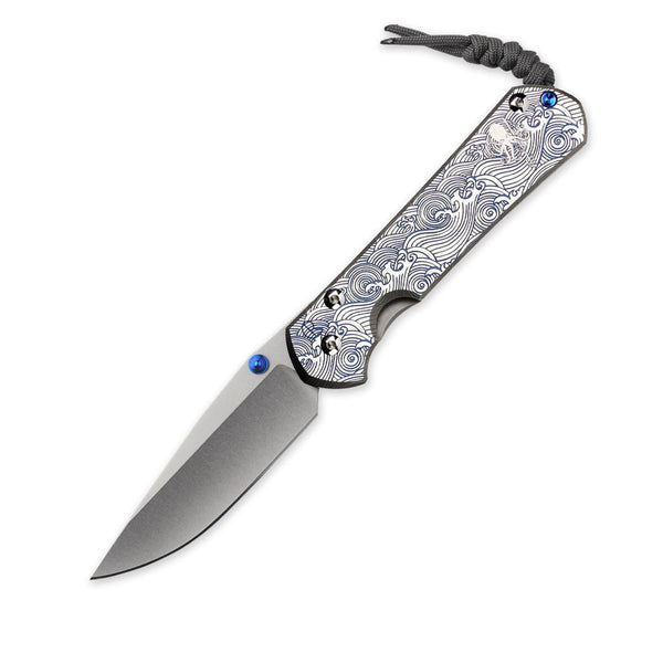 SPD X CRK Sebenza 31 Blue Wave - Large