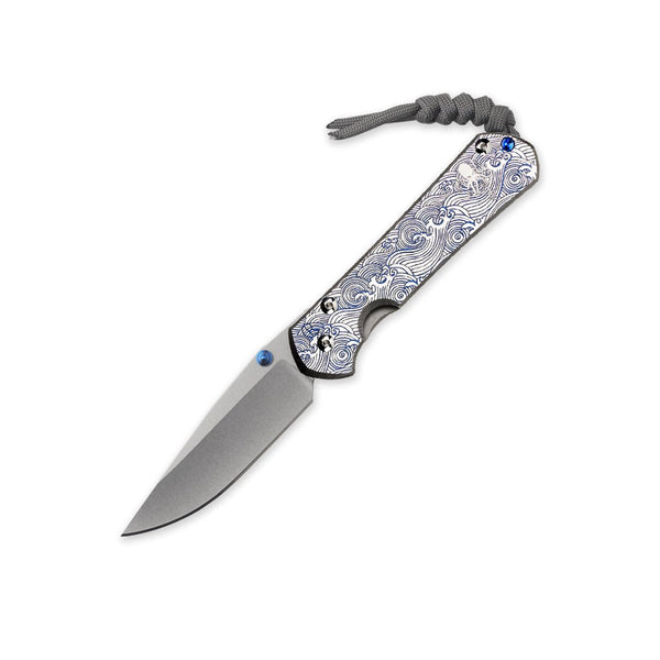 SPD X CRK Sebenza 31 Blue Wave - Small