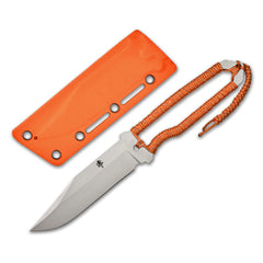 PDW SPD STS-SFLT minimalist EDC utility  pack knife orange cord wrap kydex sheath