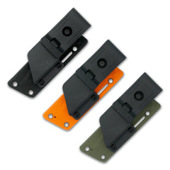 PDW SPD STS-SFLT minimalist EDC utility  pack knife kydex sheaths with belt clip