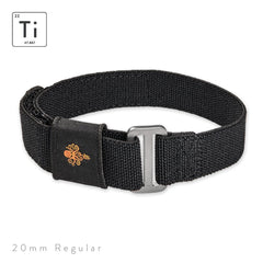 Ti-FXDS Strap 20mm - Black Reg