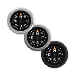 PDW Titanium Watch Band Compass polished matte PVD finishes top view
