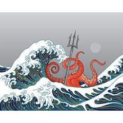 PDW Art Print - Great Wave Kraken