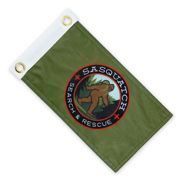Sasquatch SAR Expedition Flag - OD Green
